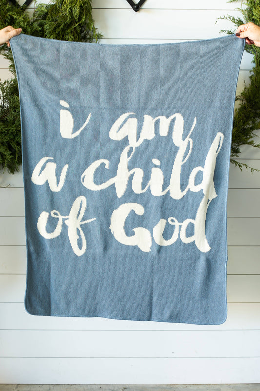 "I am a Child of God" Child Size Blanket